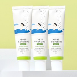 3 SET Round Wrap Birch Inorganic Sun Cream 50ml SPF 50+ PA++++ / 3개 SET 라운드랩 자작나무 무기자차 선크림 50ml SPF 50+ PA++++