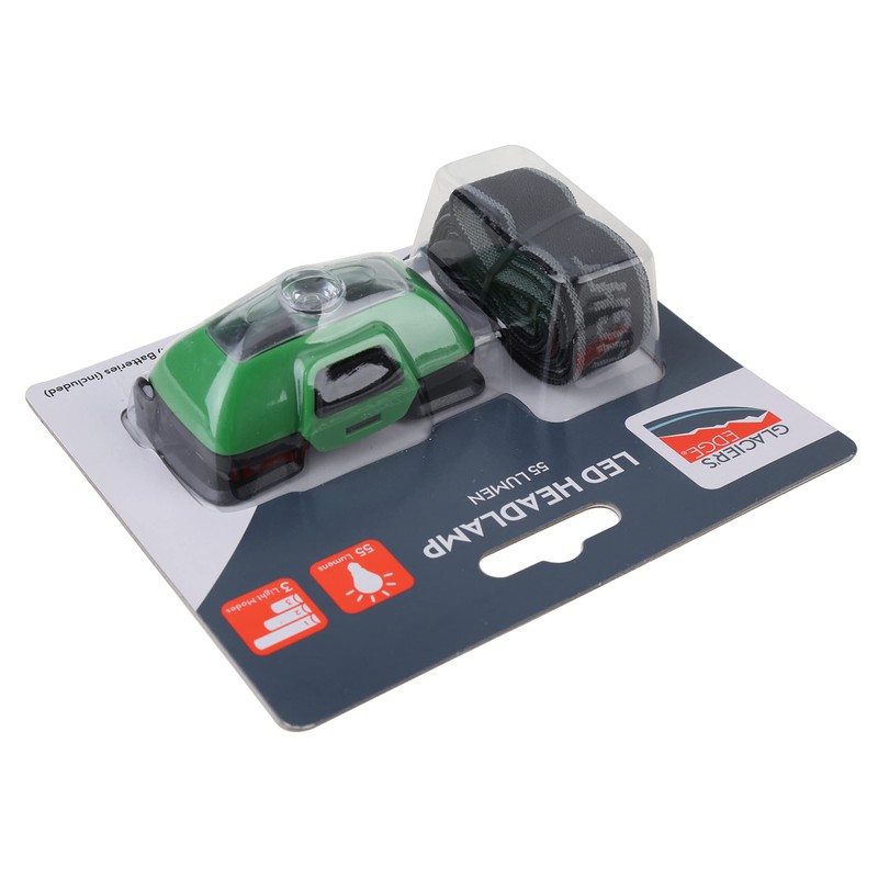 Glacier's Edge 6PK - 55 Lumen LED Headlamp Green 2X