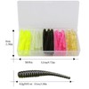 QualyQualy Soft Plastick Fishing Lures Artificial Bait Grub Worms Ice