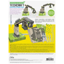 4M TechCraft Pneumatic Arm, Green Science, STEAM