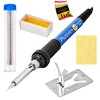 Soldering Iron Kit, 60W Soldering Iron Adjustable Temperature 5-in-1, Solder