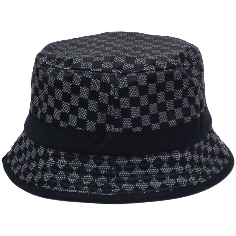 Happy Hat, Plaid Pork Pie Hat, 23.6 inches (60 cm),