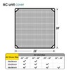 ECOOPTS 28"x28" Air Conditioner Cover AC Unit Top Mesh Cover