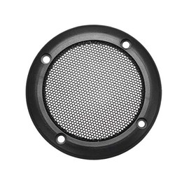 sourcing map Speaker Grille Cover 3.5 Inch Mesh Decorative Circle Subwoofer Protection Black
