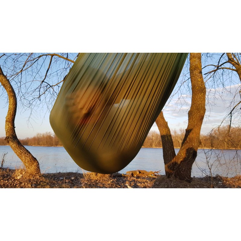 BUSHMEN travel gear Hammock ULTRALIGHT Ultra Light Japanese Genuine Green