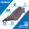 HemBorta® Metric Allen Key Set Ball End 13pcs, Long Metric