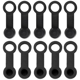 XUKEY 10pcs Brake Bleeder Cap 8mm Automotive Brake Bleeder Screw Rubber Grease Fitting Black Brake Dust Cover Caliper Zerk Fitting Caps for Auto Cars Bicycles and Motorcycles Accessories
