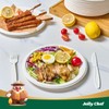 JOLLY CHEF 100% Compostable Paper Plates, 150 Pack 9 Inch