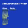 Dishwasher Drain Hose for Midea, 12.2 x 1.1 x 2.8