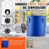 8 Gallon Carbon Steel Fryer Grease Bucket Rust Proof Coating