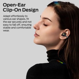 Monster Wireless Earbuds, Comfort Clip-On Bluetooth Earbuds, IPX5 Waterproof & Touch Control Wireless Headphones for Indoor or Outdoor