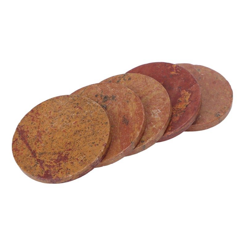 5Pcs 50mm Bian Stone Scraping Board Bian Stone Back Massage