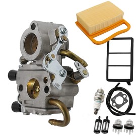 TS420 TS410 Carburetor for Sthil TS410Z TS420Z Concrete Cut-Off Saw Zama C1Q-S118 Carb 4238 120 0600 with Air Filter Fuel Line Spark Plug Kit
