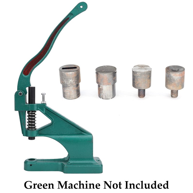 Weddecor 11mm Acrylic Rivet Stamping for Universal Green Hand Press