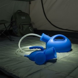 Portable men's urinal, portable urinal for car, camping Urine container 1 Urine container for bed - white 2ea