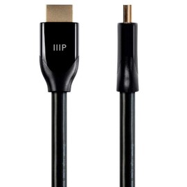 Monoprice Certified Premium HDMI Cable - Black - 6 Feet (2 Pack) 4K 60Hz HDR 18Gbps 28AWG YUV 4:4:4