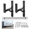 ZSHIGANMA 2 Racks Trailer Ladder Rack, Heavy Duty Steel Ladder