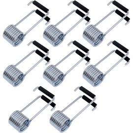 8 Pcs Universal Spring Door Closer, Butterfly Spring with Rubber Bumpers
