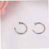 COLLBATH 8mm Titanium Steel Nose Hoop C-shaped Nose Comfortable and