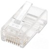 Intellinet RJ45 Modular Plugs Cat5e UTP 3-Prong for Solid Wire