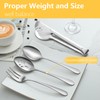 Pleafind 16 PCS Serving Utensils, Stainless Steel Serving Utensils Set