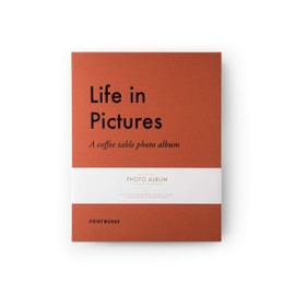 Printworks | Photo Album Scrapbook | Life in Pictures Photo Album Book | Coffee Table Decor | Photo Albums | Photo Book & Photo Scrapbook | Scrap Books For Adults | Memory Book | Photo Book Album