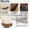 ANartcle Outdoor Swivel Lounge Chair Cover 2 Pack,600D Waterproof Heavy