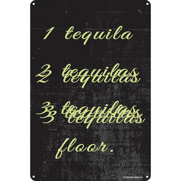 Toothsome Studios 1 Tequila 2 Tequila 3 Tequila Floor 12"