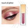 Long-Lasting Waterproof Metallic Liquid Glitter Eyeshadow - Highly Pigmented Matte
