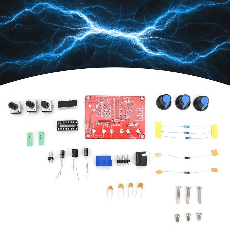 Eujgoov Generator Module, XR2206 Sine Triangle Square Adjustable DIY Generator