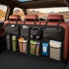 DrivePro Car Back Seat Organizer Storage – Multi-Pocket PU Leather
