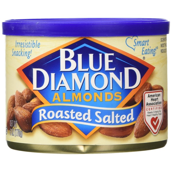 Blue Diamond 02970 6 Oz. Roasted Salted Almond Nuts (Pack of 1)