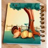 Handmade Happy Thanksgiving Turkey Front/Back Cover Set for use w