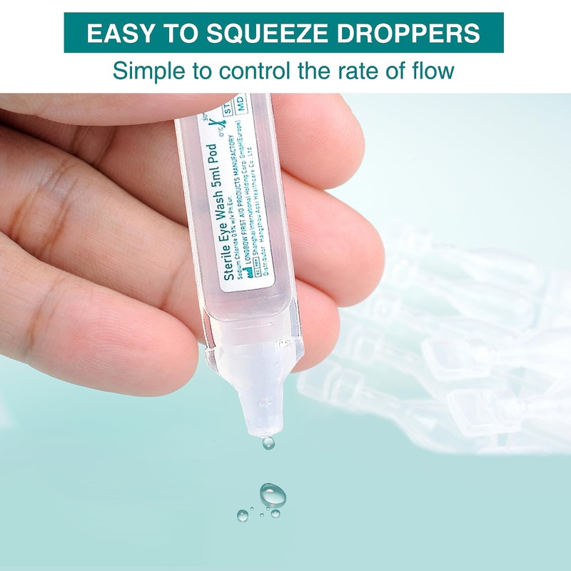General Medi Eye Wash - Sterile Saline Solution 5ml/0.9% (Pack