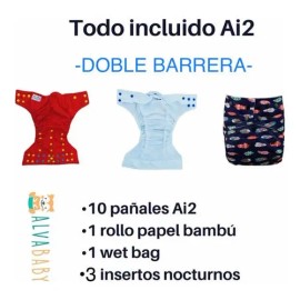 Pañales Ecológicos Alva Baby Ai2                                                                                                                      