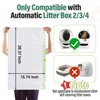 Cat-Litter-Box-Liners-Waste-Bags Compatible with Cat litter Box 3 and 4, 1.5