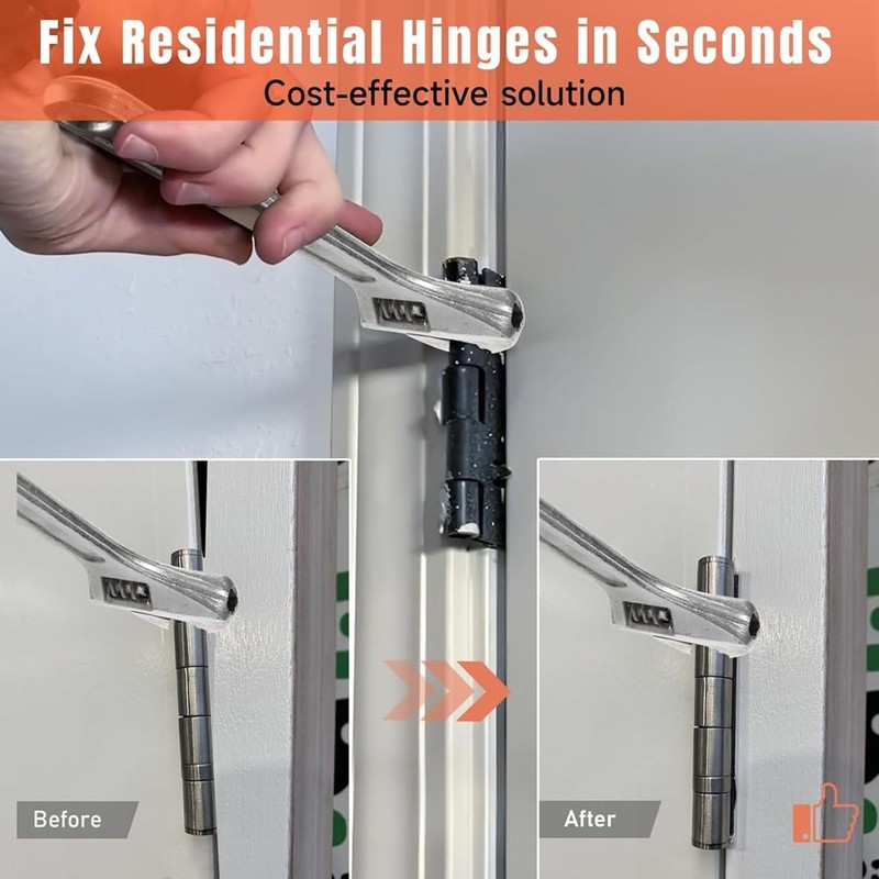 Sknrlko Door Hinge Adjuster with Pin Extraction, Suitable for 7mm-13mm