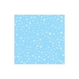 LUXPaper A7 Drop-in Envelope Liners - Scored Liners for Easy Folding - 80lb Light Blue Snow Flake Design, Size: 6 15/16 x 6 5/8, 50 Pack