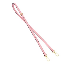 Senral Genuine Leather Rose Shoulder Strap Handbag Strap Replacement Compatible with L.ong C.hamp Le Pliag Pouches Conversion Kit Crossbody Shoulder Strap with Golden Buckle (Pink+Gold HW)