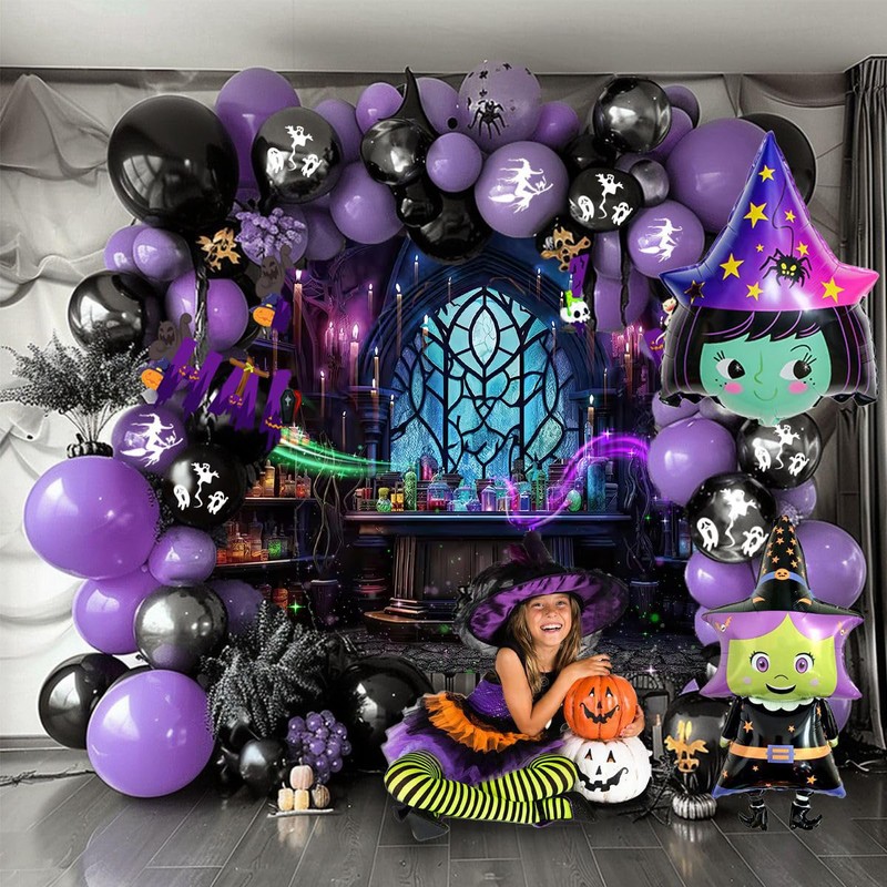 Halloween Mad Scientist Lab Backdrop 8x6FT Spooky Chemistry Laboratory Magic