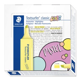STAEDTLER Textsurfer Classic 364 Highlighter, Set of 4