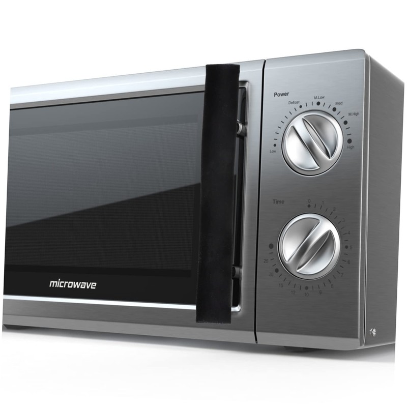 CORHAD Black Refrigerator Handle Covers 4 Pack Kitchen Gadget Fridge