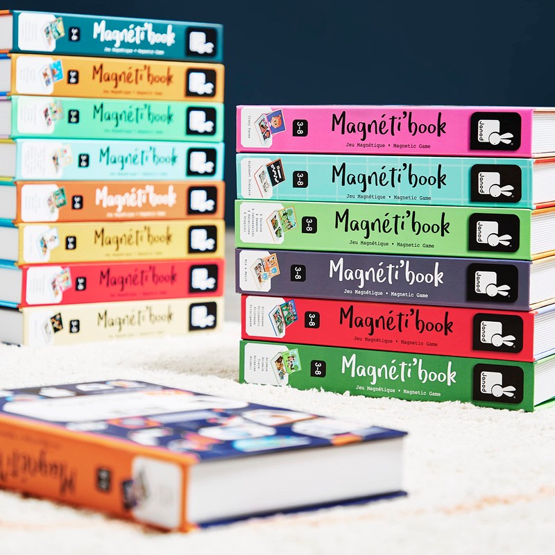 Janod J02720 Moduloform Magneti'Book, Black