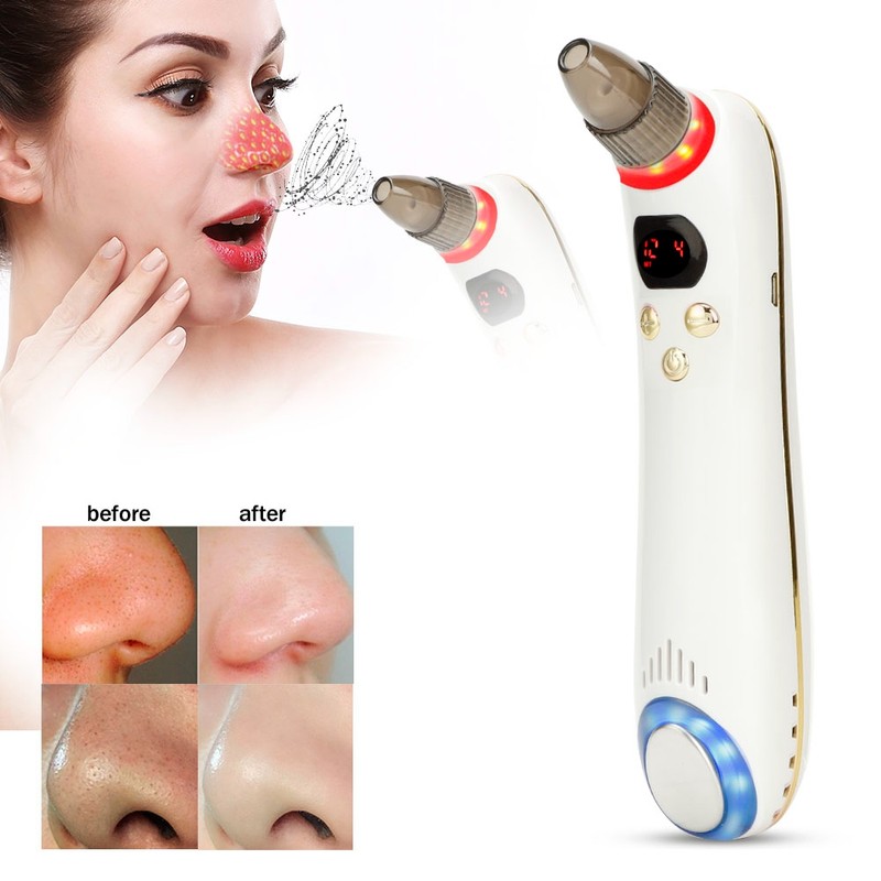 Hot and Cold Compress Vacuum Suction Blackhead Removal Machine Face