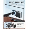 AODUKE Dual VESA Panel Mini PC Expansion Board Monitor Bracket,