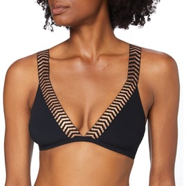 Sloggi Women's Mili Atoll Triangle Bikini Top, black