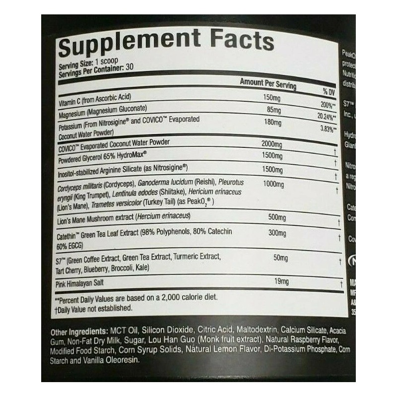 MFIT SUPPS - HAZARD Non-Stimulant Pump Formula - Raspberry Lemonade