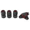 2 Pcs Tee Wire Connectors IP68 Waterproof 2 Pin 3