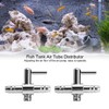 5Pcs Aquarium Air Tube Distributor Fish Tank Single-Head Air Splitter