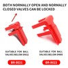 Valve Leak Locks，Lock Out tag Out，Ball Valve Lockout Device，RED (BR-8022